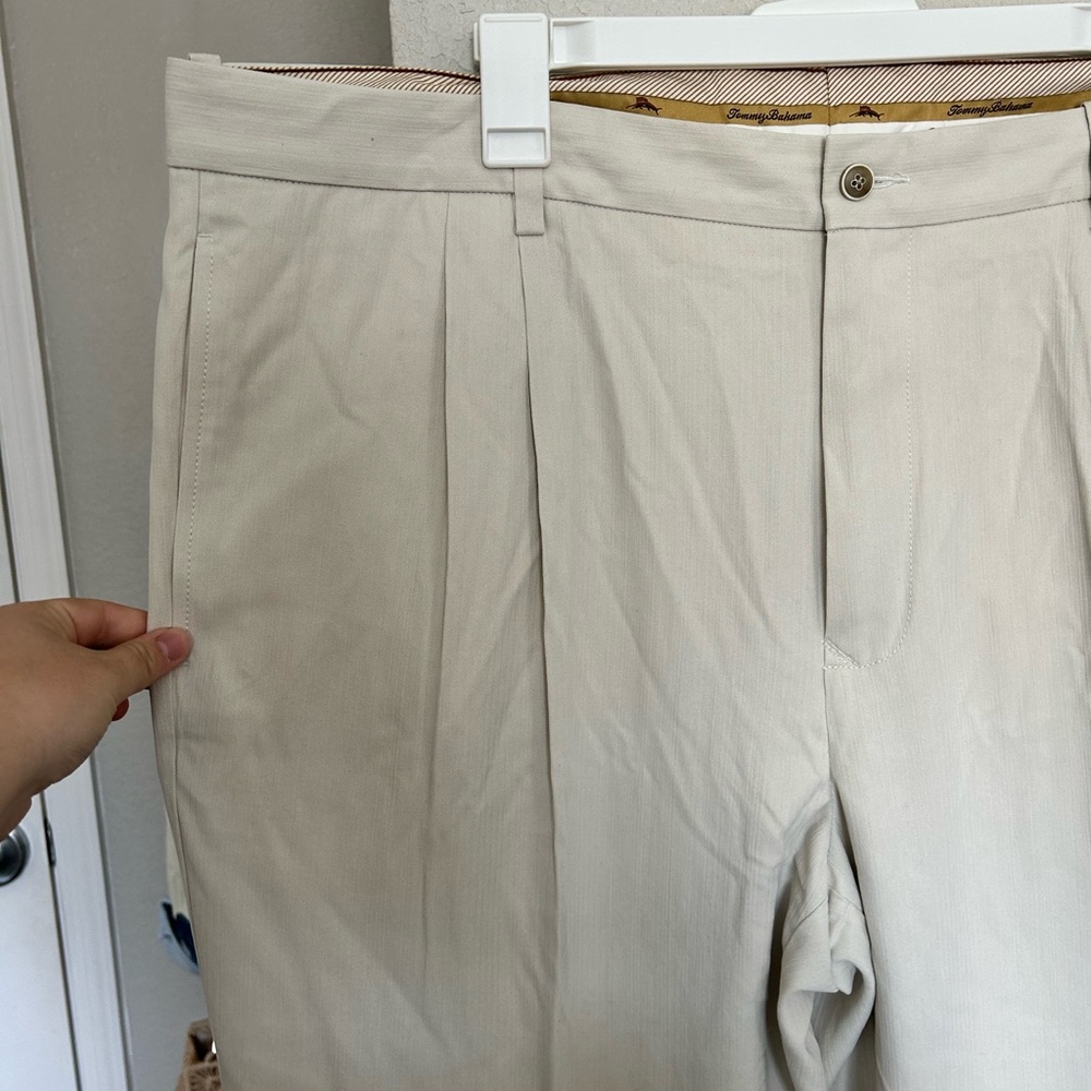 TOMMY BAHAMA | men’s silk blend Grayston pants size 42 x 32 in spray NWT - Picture 3 of 9